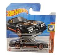 Hot Wheels '77 Pontiac Firebird T/A, Super Treasure Hunt, Die-Cast Model Car WITH PROTECTIVE CASE