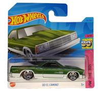 Hot Wheels - ´80 EL Camino - HW The ´80s 3/10 - HKJ61 - Short Card - GM - Dark Green Metallic - Mattel 2023 - 1:64