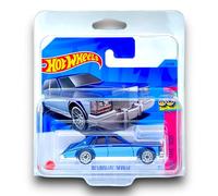 Hot Wheels '82 Cadillac Seville (Blue) 7/10 HW: The '80s - 2023-75/250 (Short Card) - COMES IN A KLAS CAR KEEPER PROTECTIVE COLLECTORS CASE - HKJ64