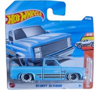 Hot Wheels '83 Chevy Silverado, Blue, Die-Cast Model Car, 157/250