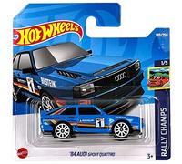 Hot Wheels - '84 Audi Sport Quattro - Rally Champs 1/5 - HCX60 - Short Card - Michelin - Bilstein - Mattel 2022