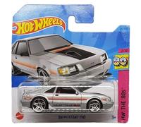 Hot Wheels - ´84 Mustang SVO - HW: The '80s 2/10 - HKG80 - Short Card - Ford - Metallic Silver - Mattel 202