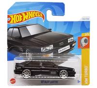 Hot Wheels '87 Audi Quattro HW Turbo 2/5 (102/250) HTD24 Black 2024 + Protector Short Card Frikimonkey