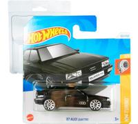 Hot Wheels '87 Audi Quattro HW Turbo 2/5 (102/250) HTD24 Black 2024 + Protector Short Card Frikimonkey