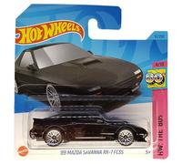 Hot Wheels - ´89 Mazda Savanna RX-7 FC3S - HW: The ´80s 4/10 - HKJ62 - Short Card - Black - Mattel 2023