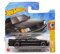 Hot Wheels - ´89 Mercedes-Benz 560 SEC AMG - HW Turbo 4/5 - HKG45 - Short Card - Black - Mattel 2023