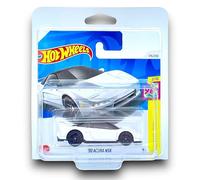 Hot Wheels '90 Acura NSX (White & Black) 2/10 HW: The '90s - 2024-175/250 (Short Card) - includes a KLAS Car Keeper Protector Case - HTF02