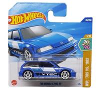 Hot Wheels - ´90 Honda Civic EF - HW: ´70s VS. ´90s 1/10 - HYW81 - Short Card - VTEC - Blue - Mattel 2025-1:64