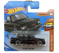 Hot Wheels ’91 GMC Syclone - 2020 Boulevard Series #80 - Black - Premium 1:64