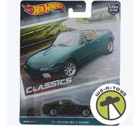 Hot Wheels 91 Mazda MX-5 Miata Modern Classics Car Culture 5/5 Green HKC68