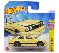 Hot Wheels - '92 BMW M3 - HW: The '90s 4/10 - HTB06 - Short Card - Yellow - Mattel 2024-1:64