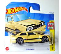 Hot Wheels - '92 BMW M3 - Type E30 - Yellow - HW: The '90s 2024 - HTB06