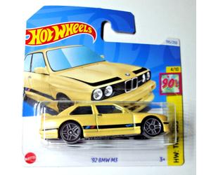 Hot Wheels - '92 BMW M3 - Type E30 - Yellow - HW: The '90s 2024 - HTB06