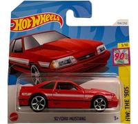 Hot Wheels '92 Ford Mustang Red HTB05 - Licensed Ford Model - HW The '90s 3/10 (194/250) 2024 - 1:64
