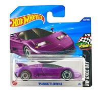 Hot Wheels '94 Bugatti EB110 SS, Purple Die-Cast Car, HW Race Day 2025 Collection, 221/250 (Short Card)