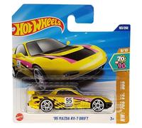 Hot Wheels - ´95 Mazda RX-7 Drift - HW: ´70s vs. ´90s 9/10 - HYY95 - Short Card - Yellow - Mattel 2025-1:64