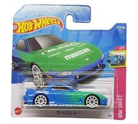 Hot Wheels - '95 Mazda RX-7 - HW Drift 2/5 - HCV86 - Short Card - Falken Design - GReddy - Eibach - Rays - Formula Drift - Mattel 2022