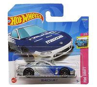 Hot Wheels - '95 Mazda RX-7 - HW Drift 2/5 - HCX62 - Short Card - Falken - GReddy - Formula Drift - Eibach - Rays - Mattel 2022
