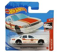 Hot Wheels - '96 Chevrolet Impala SS - HW Rescue 6/10 - GTB12 - Short Card - Fire Rescue - GM - Mattel 2021