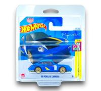 Hot Wheels '96 Porsche Carrera (Blue & Black) 1/10 HW: The '90s - 2024-174/250 (Short Card) - includes a KLAS Car Keeper Protector Case - HTB03