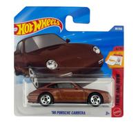 Hot Wheels '96 Porsche Carrera [Brown] Then & Now 4/10, 98/250, 1:64 Scale Diecast Toy Vehicle