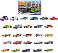 ABC Racers, 26 Hot Wheels Cars in 1:64 Scale with Letters of the Alphabet, Learn to Spell & Read with Hot Wheels Toy Cars, HKL76
