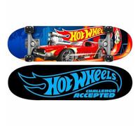 Hot Wheels ABEC5 Skateboard 71 cm Blue Yellow Red