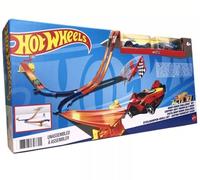 Hot Wheels Action Drop Down Challenge Set Track Includes 2 Die Cast Cars Mattel