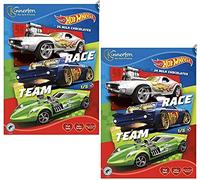 Hot Wheels Advent Calendar 2021-24 Milk Choc Nut Free Treats Countdown to Christmas with Free Christmas Crayons (Pack of 2)