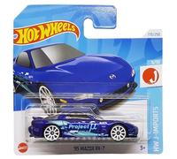 Hot Wheels - ´ Age 3+95 Mazda RX-7 - HW J-Imports 9/10 - HTD97 - Short Card - Project M - Dark Blue - Mattel 2024-1:64