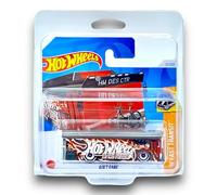 Hot Wheels Ain't Fare (Black & Red (TREASURE HUNT)) 3/5 HW Fast Transit - 2024-31/250 (Short Card) - COMES IN A KLAS CAR KEEPER SHORT CARD PROTECTOR CASE - HTF16