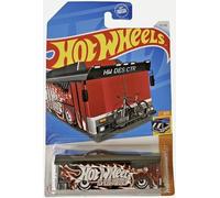 Hot Wheels Ain't Fare, HW Fast Transit 3/5 (Black/Red) - Bus - Die-cast Metal - 1:64 Scale - Pull-Back Action - Manual Winding - Kids - Children - Unisex