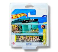Hot Wheels Ain't Fare (Transparent Green, Yellow & Black) 1/10 Art Cars - 2025-88/250 (Short Card) - includes a KLAS Car Keeper Protector Case - JBB67