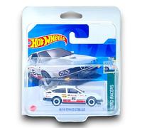 Hot Wheels Alfa Romeo GTV6 3.0 (White) 10/10 Retro Racers - 2023-185/250 (Short Card) - COMES IN A KLAS CAR KEEPER SHORT CARD PROTECTOR CASE - HKJ83