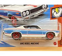 Hot Wheels AMC Rebel Machine White Goodyear 219/250 2021 Short Card