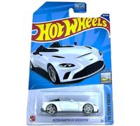 Hot Wheels - Aston Martin V12 Speedster - Factory Fresh 9/10 - HCT94 - Short Card - White - Mattel 2022