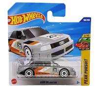 Hot Wheels Audi 90 Quattro JBB20 Peak Pursuit 2/10 Short Card Silver Metallic Audi License Mattel 2025 1:64