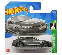 Hot Wheels - Audi RS E-Tron GT - HW Green Speed 5/5 - HCR99 - Short Card - Dark Grey Metallic - Mattel 2022