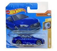 Hot Wheels Audi RS5 Coupe HW Turbo Blue 2/5 Short Card Sealed 1:64 Diecast