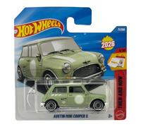 Hot Wheels Austin Mini Cooper S [Green] Then & Now 1/10, 71/250, New for 2026! 1:64 Scale Diecast Toy Vehicle