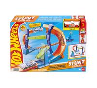 Hot Wheels Baanset voor Speelgoedauto's, draaien en springen door de kurkentrekk