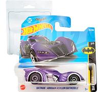 Hot Wheels Batman: Arkham Asylum Batmobile Batman 2/5 (32/250) Short Card Mattel 2022 + Blister & Card Protector Pack