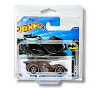 Hot Wheels Batman: Arkham Knight Batmobile (Black & Grey) 2/5 Batman - 2025-54/250 (Short Card) - includes a KLAS Car Keeper Protector Case - HYX81