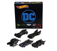 Hot Wheels Batman Bundle, 5 Fan-Favorite Batmobile Castings, 1:64 Scale Toy Vehicles, Special Packaging, Play or Display, For Batman Fans & Collectors