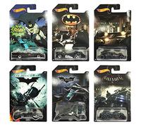Hot Wheels Batman: Complete set of 6 Exclusive Collectors Diecast Cars