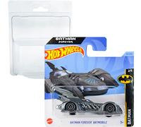 Hot Wheels Batman Forever Batmobile Batman 2/5 (55/259) HKJ73 Short Card Mattel 2023 + Blister & Card Protector Pack Friki Monkey