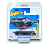 Hot Wheels Batman: The Animated Series (Black & Yellow) 5/5 Batman - 2024-177/250 (Short Card) - includes a KLAS Car Keeper Protector Case - HTB23