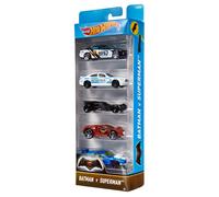 Hot Wheels Batman V Superman DJD23 Mattel New Set Of 5 Car Dc Comics 3+