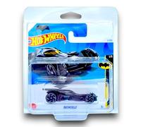 Hot Wheels Batmobile (Black & Grey Wheels) 1/5 Batman - 2024-2/250 (Short Card) - COMES IN A GENUINE KLAS CAR KEEPER PROTECTOR CASE - HTC83