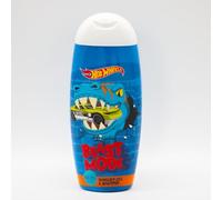 Hot Wheels Beast Mode 2-in-1 Shower Gel & Shampoo - Hydrating & Gentle Body Wash & Hair Cleanser with Chamomile & Glycerine, Refreshing Scent, Suitable for Kids & Adults (3+), Paraben Free, 250ml